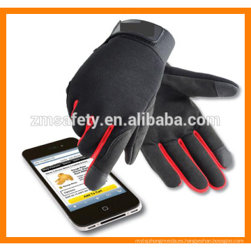 Guantes de seguridad de mantenimiento de la flota de la pantalla táctil